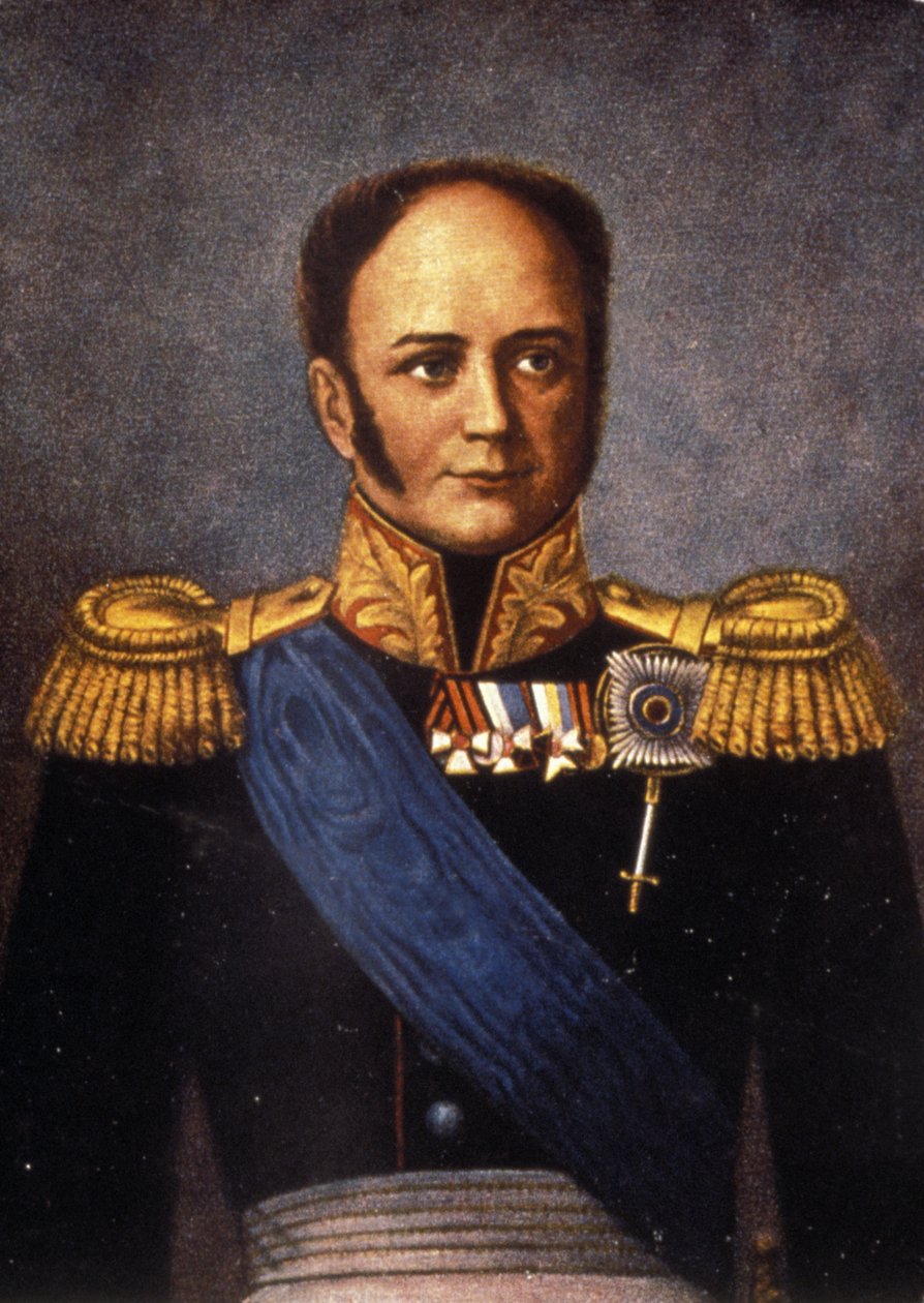 Keizer Alexander I (1777 - 1825) door Unknown