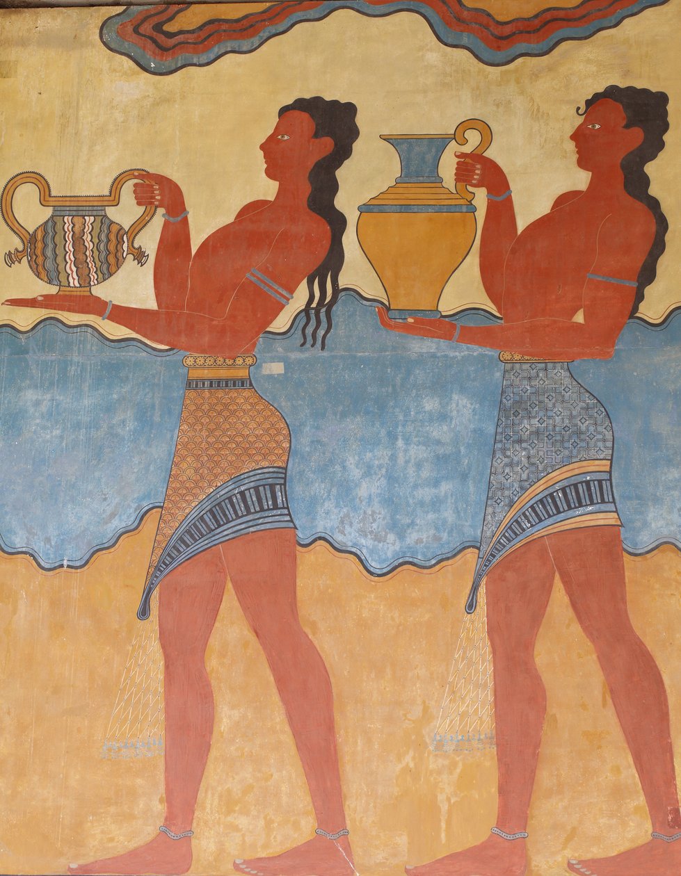 Minoïsche archeologische site van Knossos, Minoïsche kunst, figuren van de 