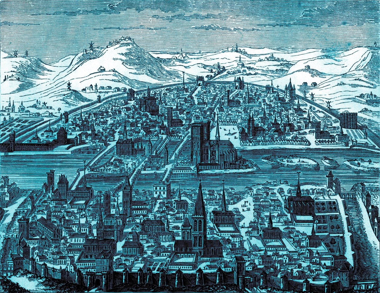 Parijs in 1607 door Unknown