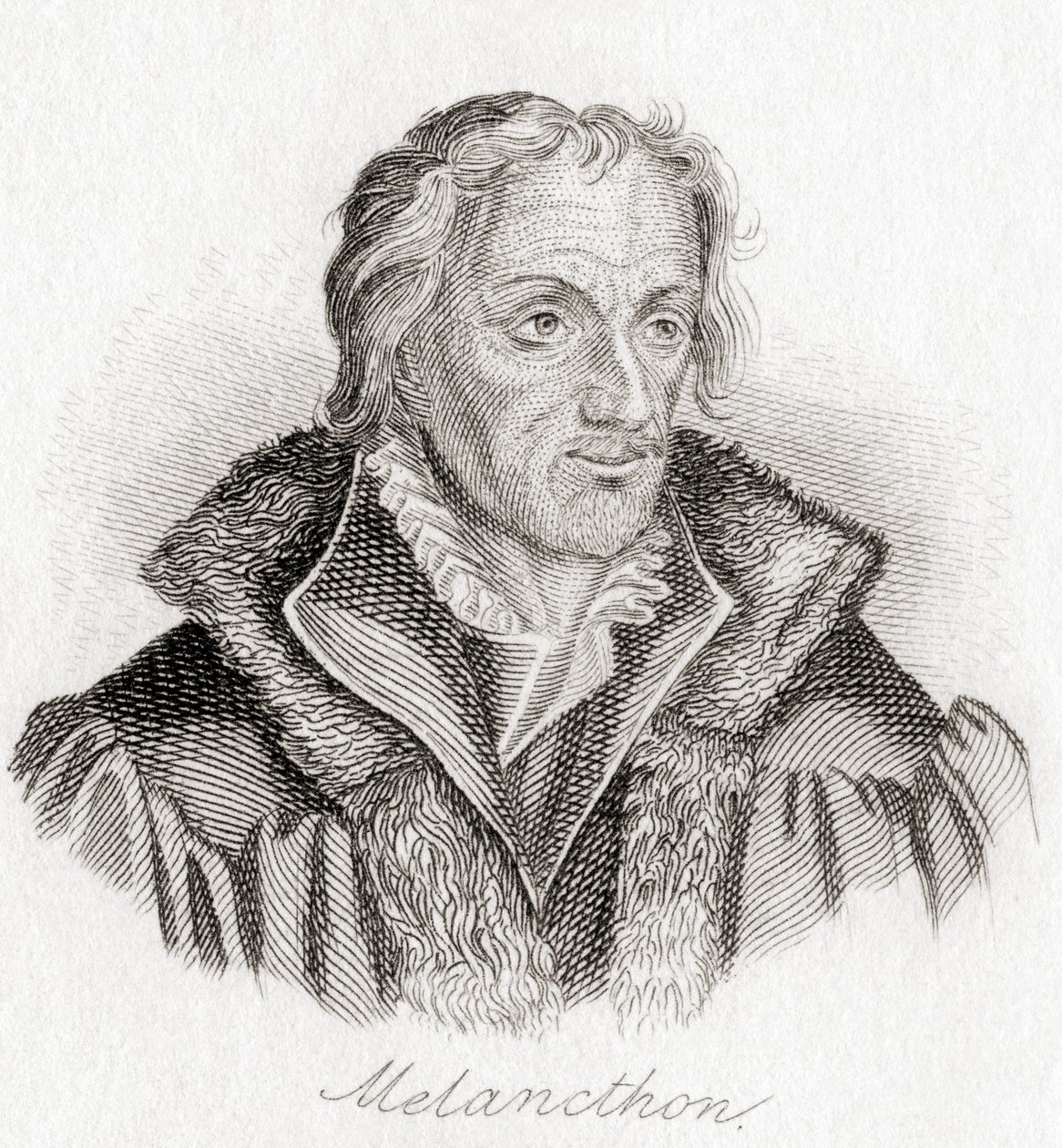 Philip Melanchthon, 1497-1560, geboren Philipp Schwartzerdt door Unknown