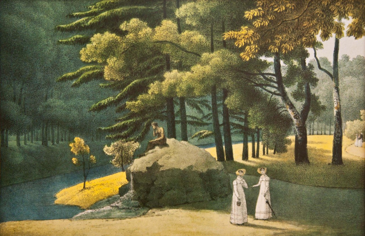 Lithografie door Мартынов А. Е.
