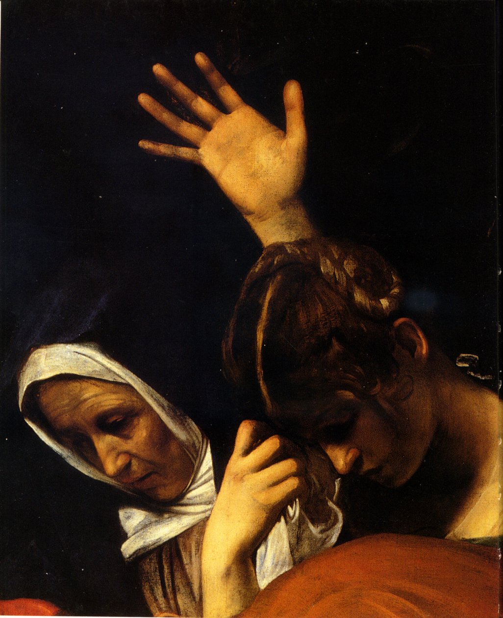 Kruisafneming (detail 2) Caravaggio door Michelangelo Merisi Caravaggio