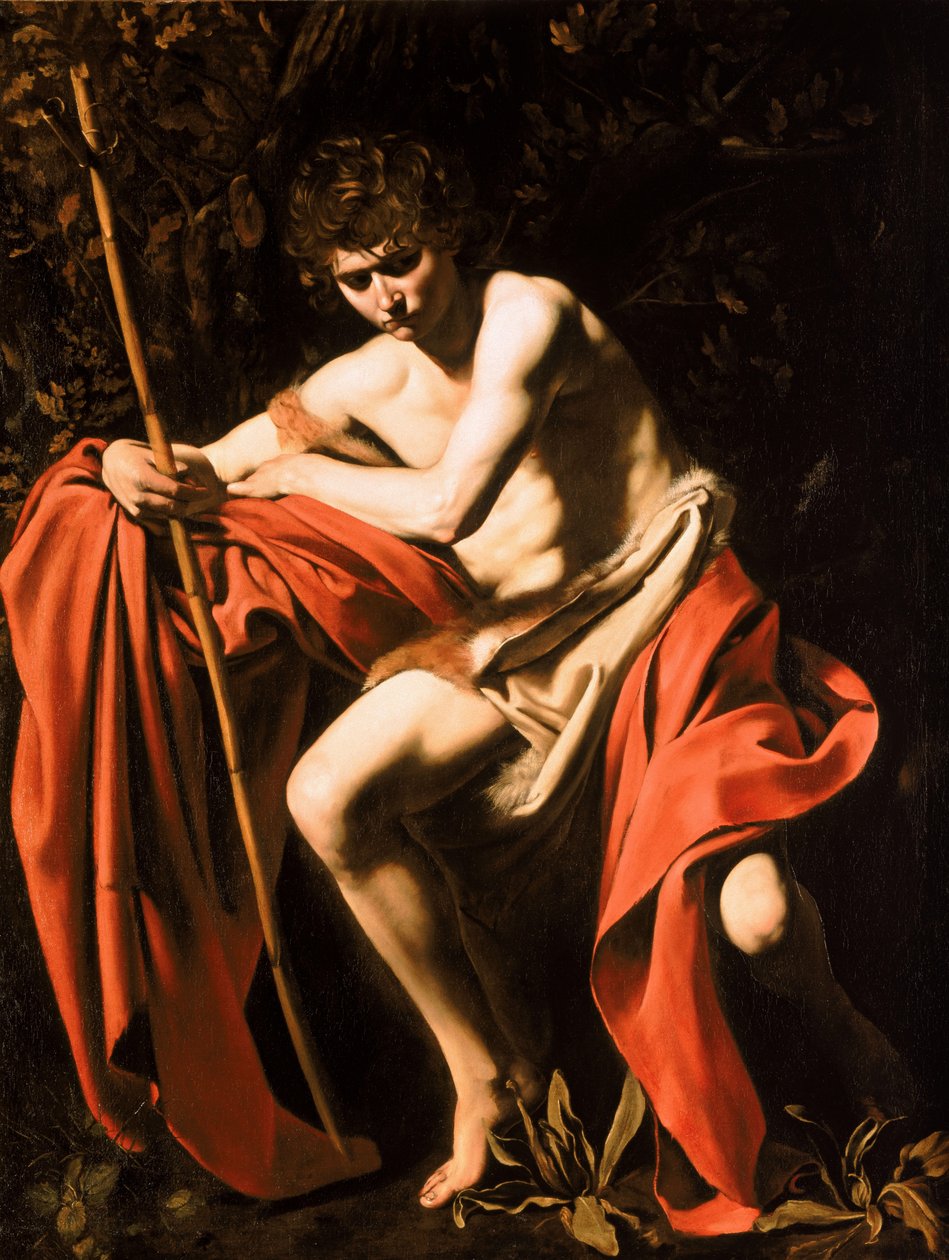 Johannes de Doper door Michelangelo Merisi Caravaggio