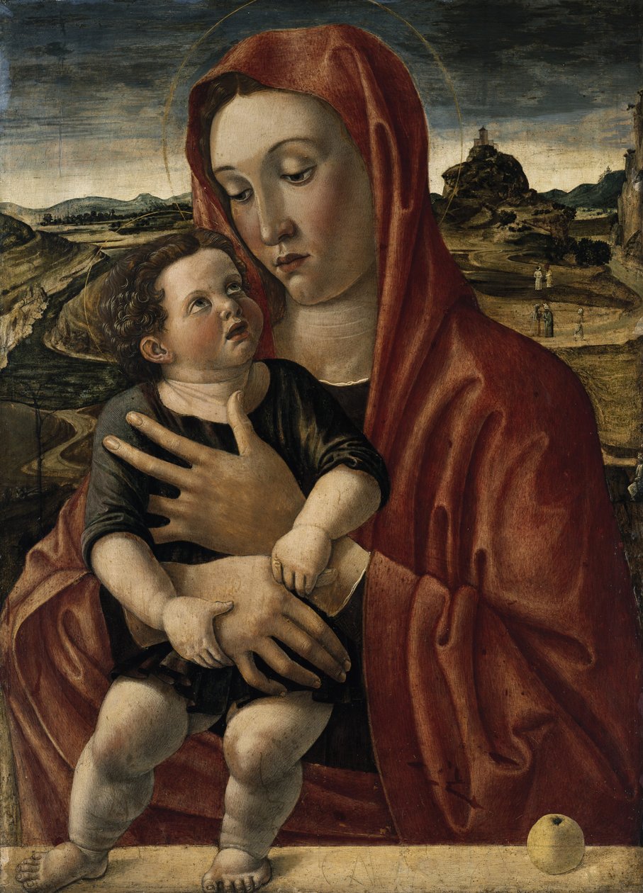 Madonna met Kind door Giambellino