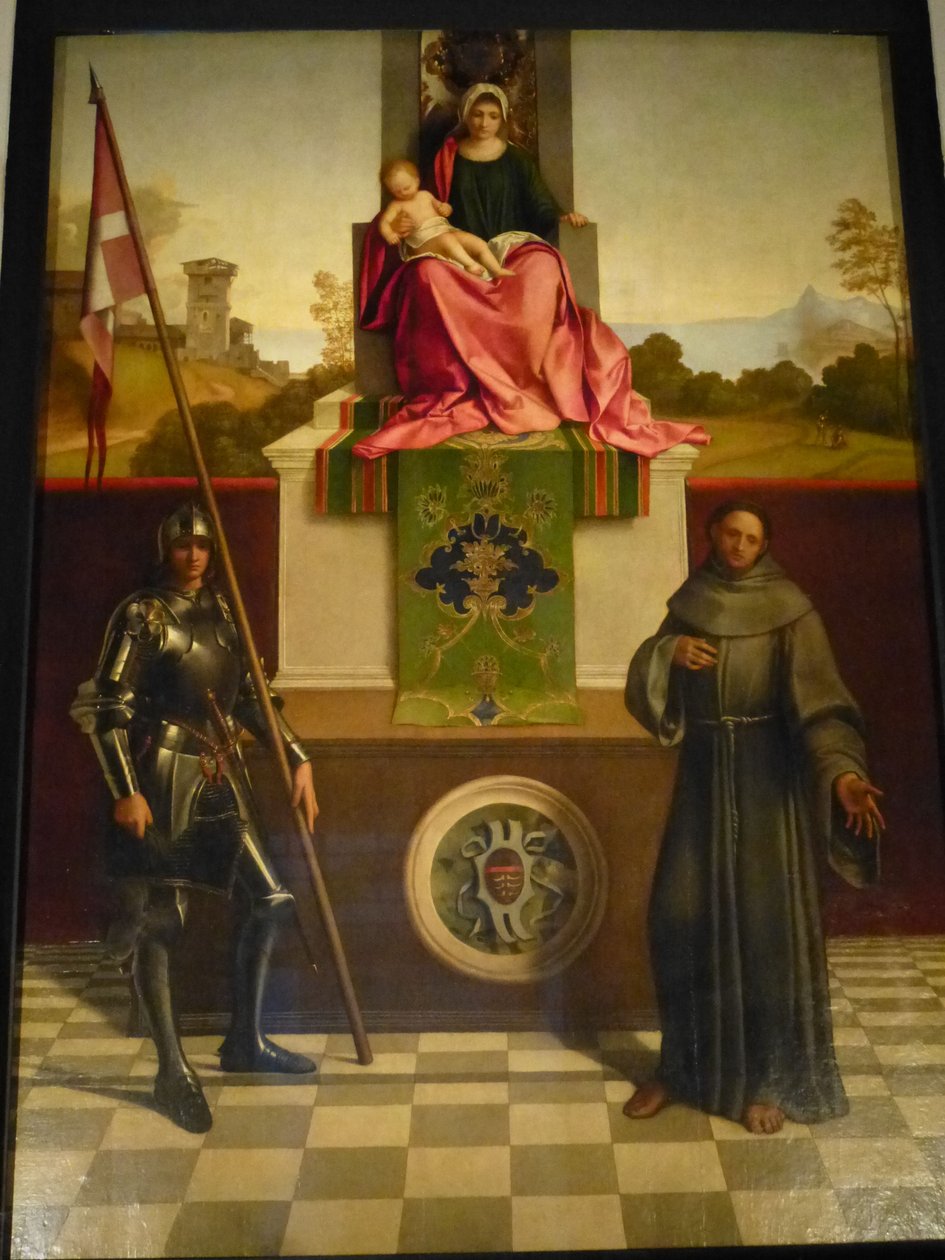 Altaar van Castelfranco, scène door Giorgione da Castelfranco