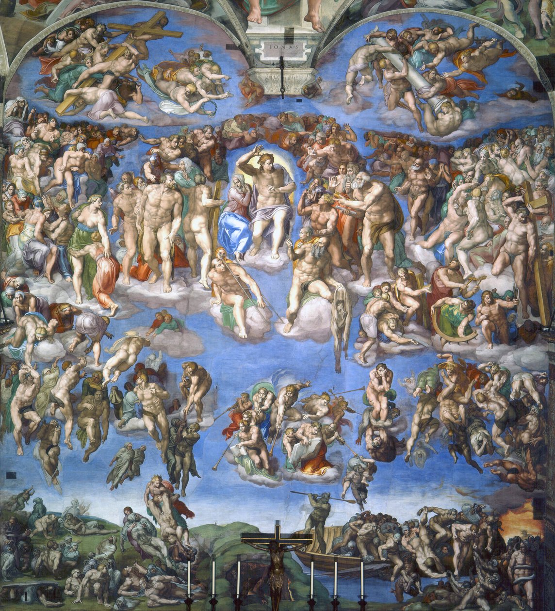 Het Laatste Oordeel door Michelangelo Buonarroti