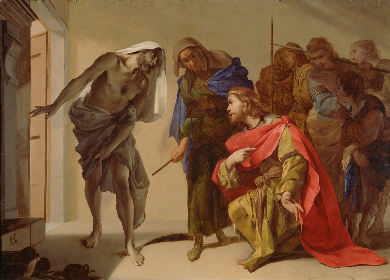 De Schaduw van Samuel Opgeroepen door Saul door Saul