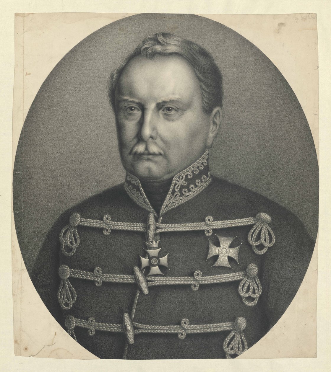 Koning Wilhelm I van Württemberg door Unknown