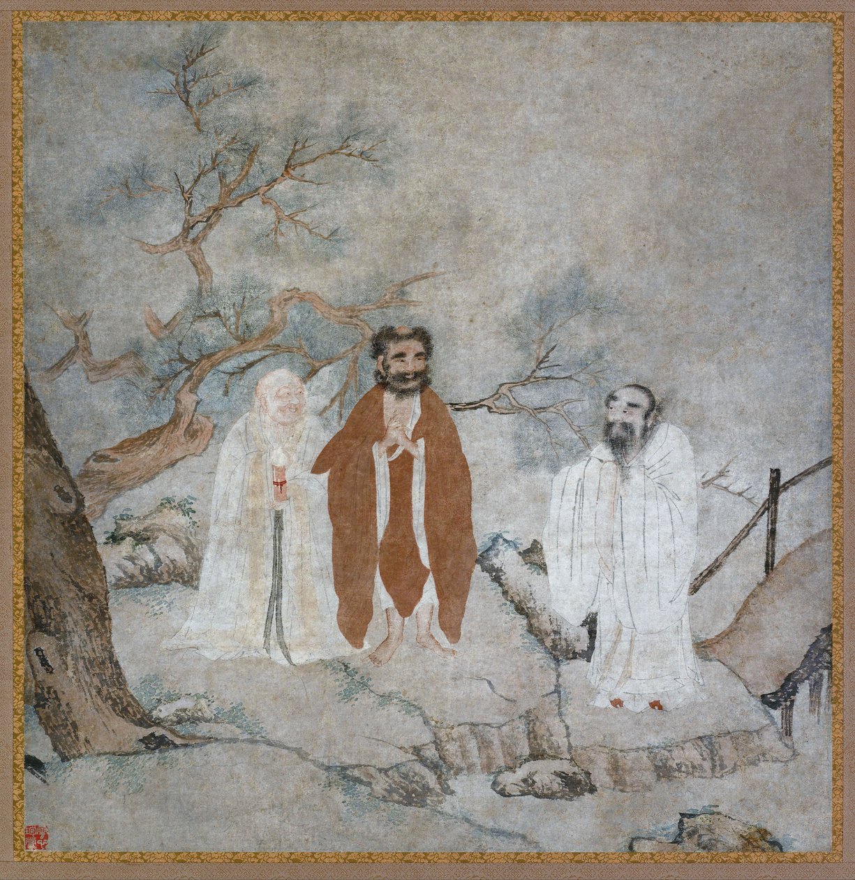 Sakyamuni, Lao Tzu en Confucius door Unknown