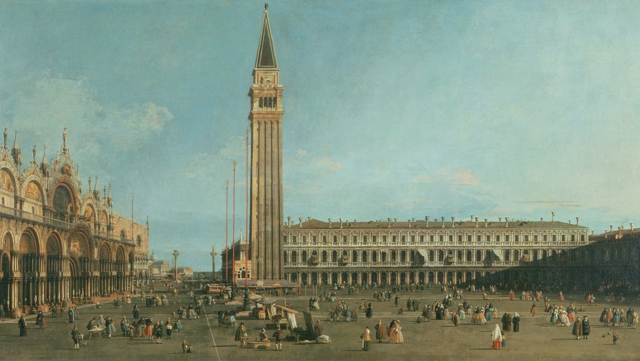Piazza San Marco door Canaletto