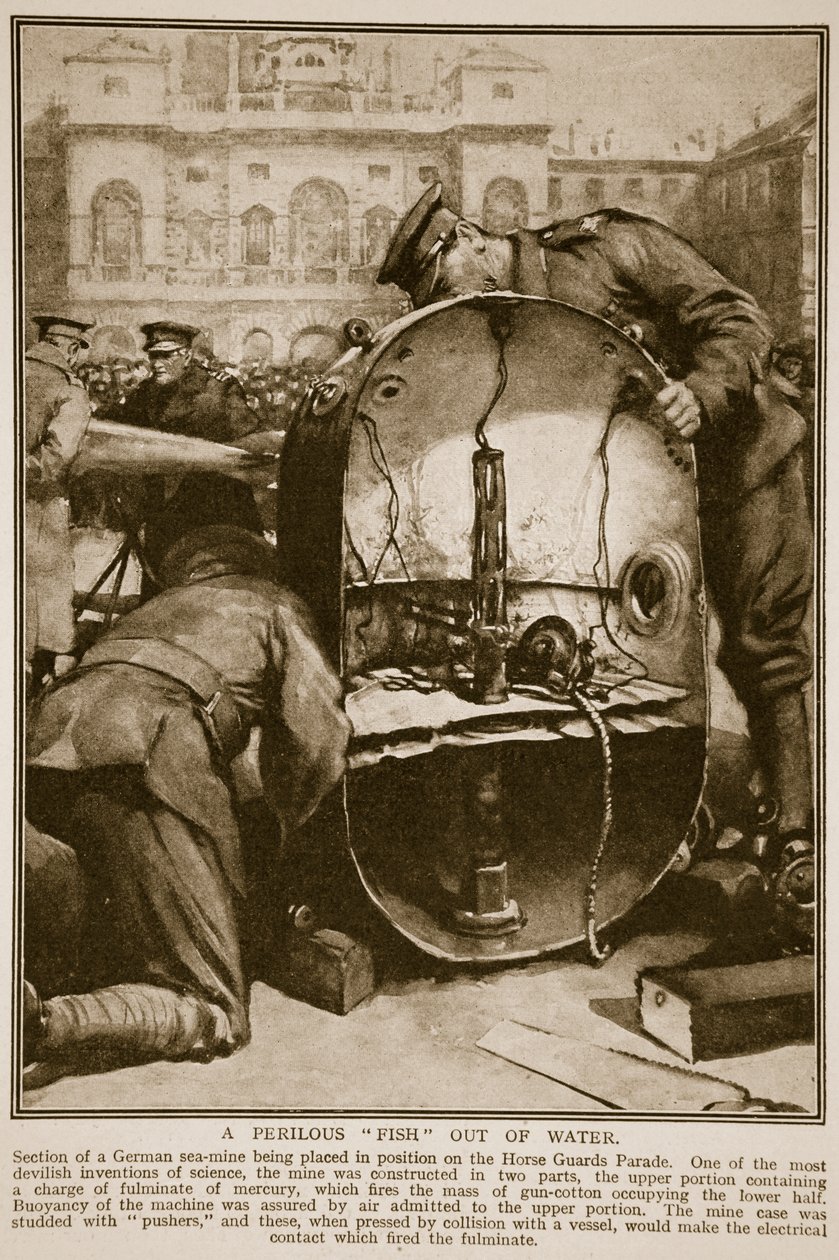 Een Gevaarlijke Vis uit het Water, 1914-19 door Unknown