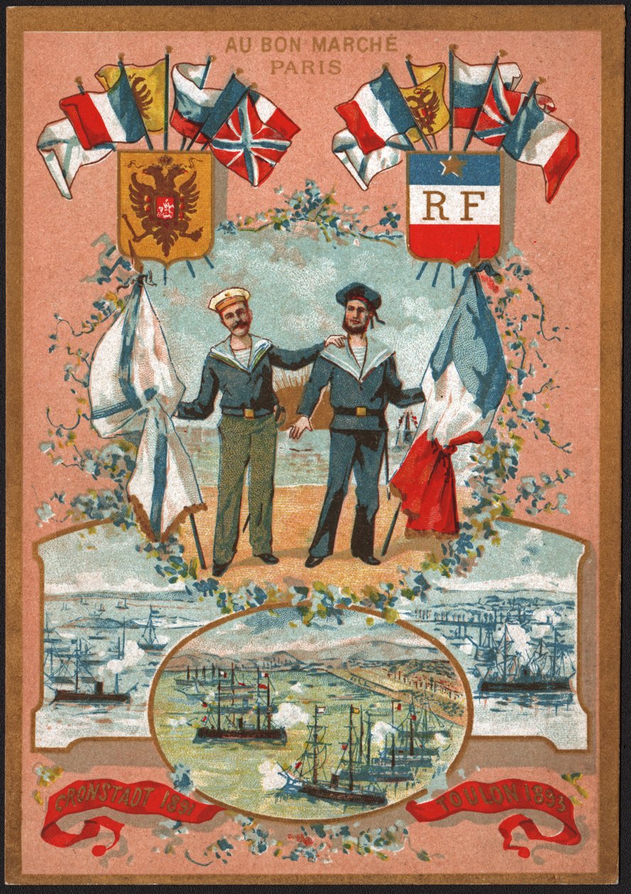 Frans-Russische alliantie door Unknown