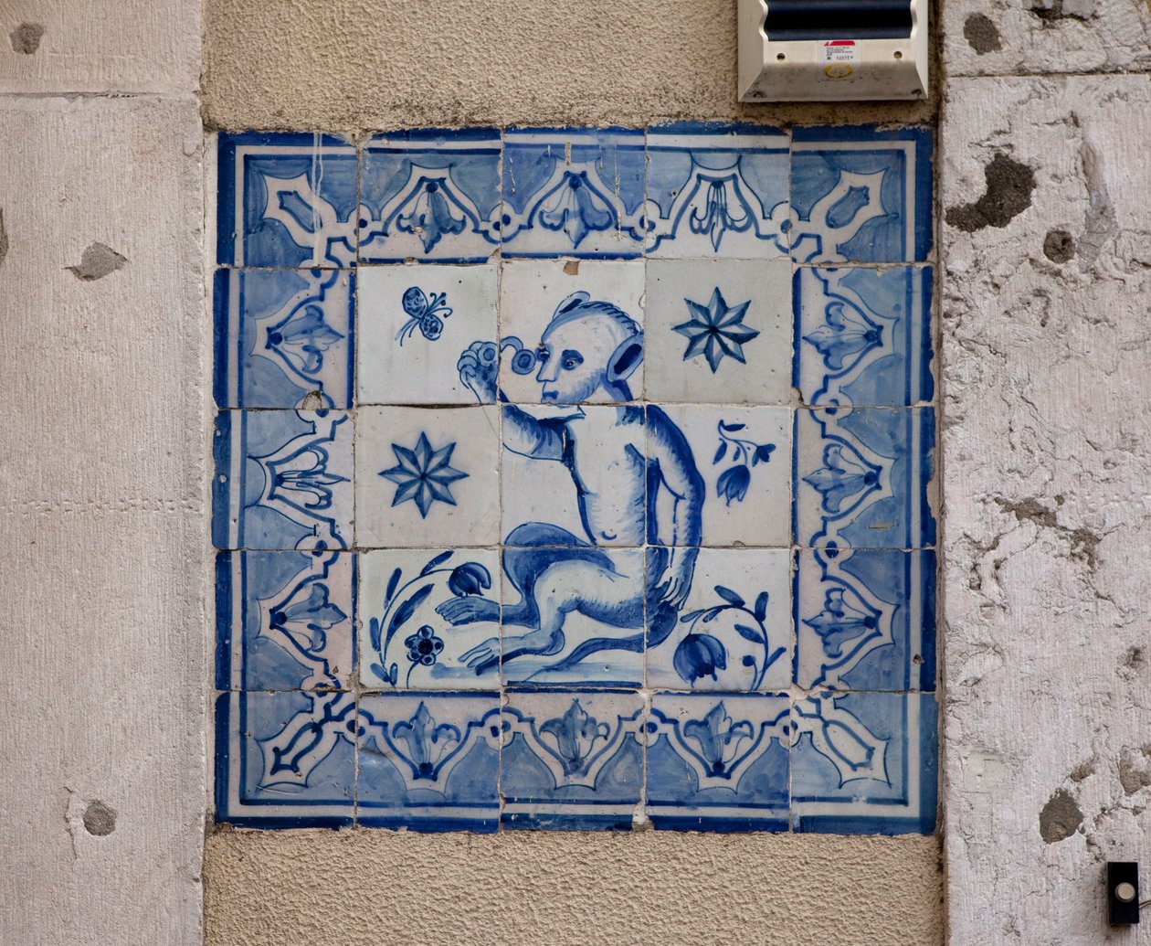 Azulejo, Lissabon, Portugal door Unknown