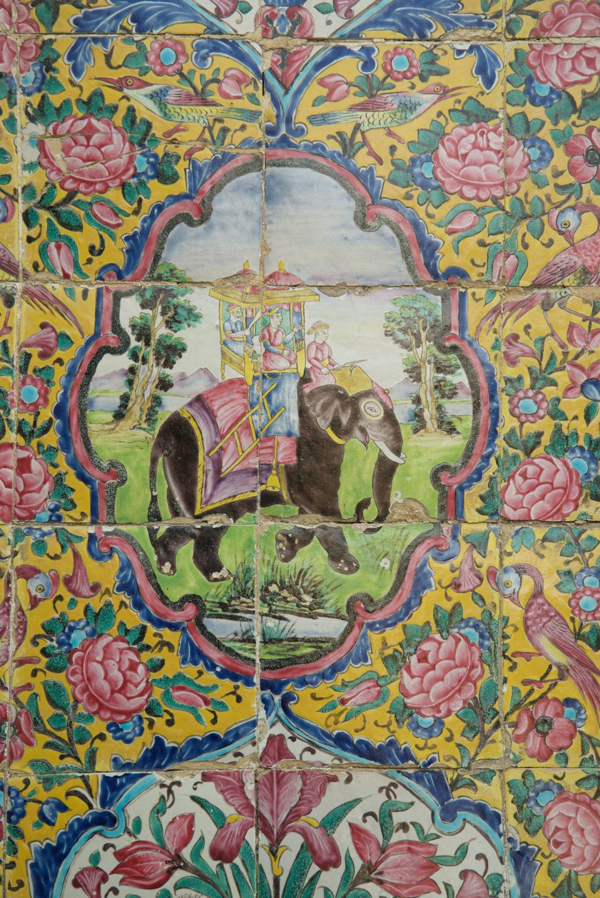 Bagh-e Narenjastan Tuin, Orangerie, Shiraz, Iran door Unknown