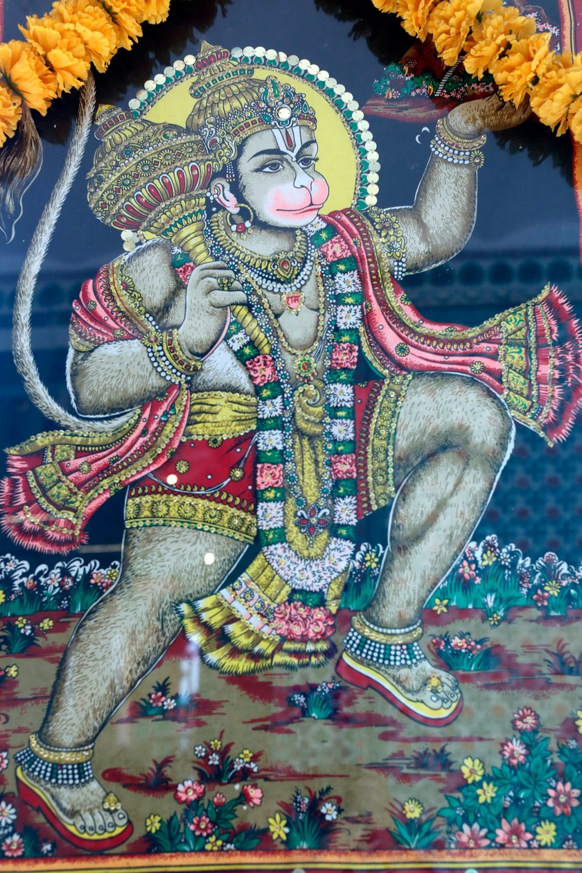 Hanuman, Sri Thenday Yutthapani Tempel, Ho Chi Minhstad, Vietnam door Unknown
