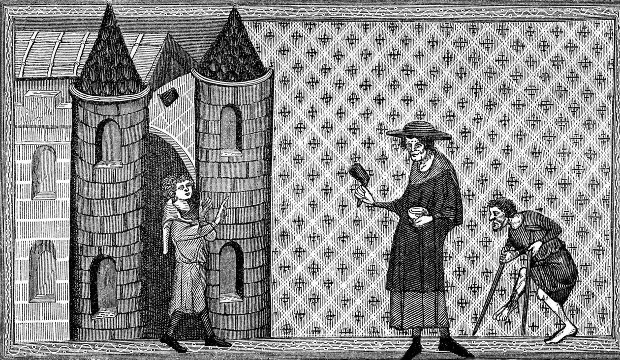 Lepershuis door Unknown