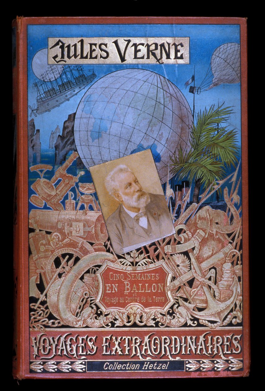 Loire Atlantique N* 189 - Nantes - Jules Verne Museum - Eerste editie van "Vijf weken in een luchtballon" door Unknown