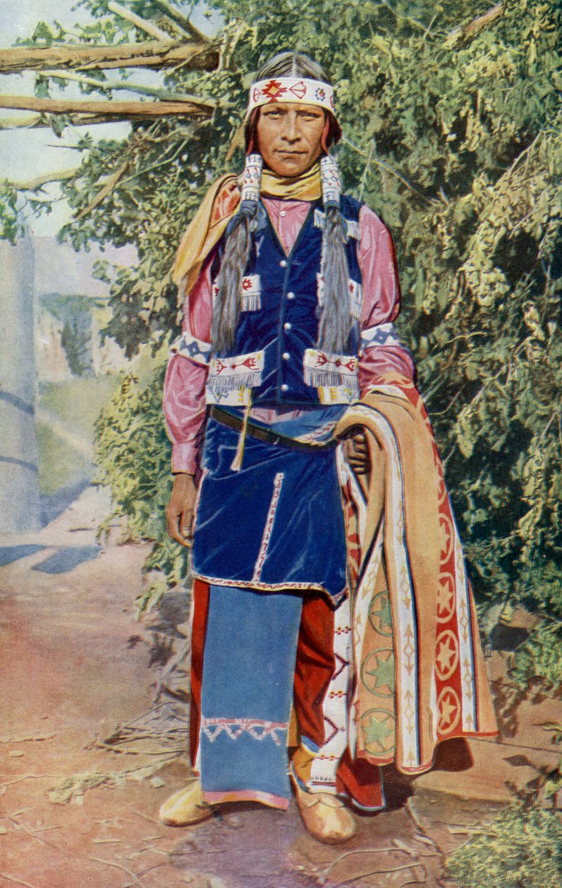 Noord-Amerika. Apache uit New Mexico. 1920 door Unknown