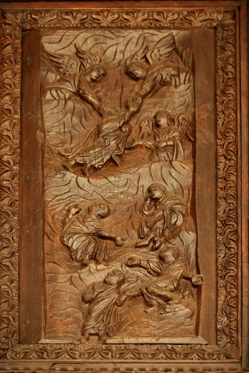 Paneel van 5C deur: de Hemelvaart door Unknown
