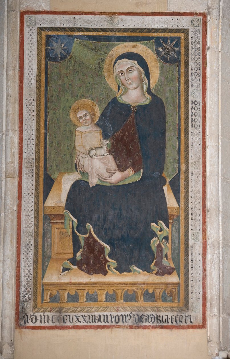 St. Maria Arabona kerk, Monopello, Abruzzo, Italië door Unknown