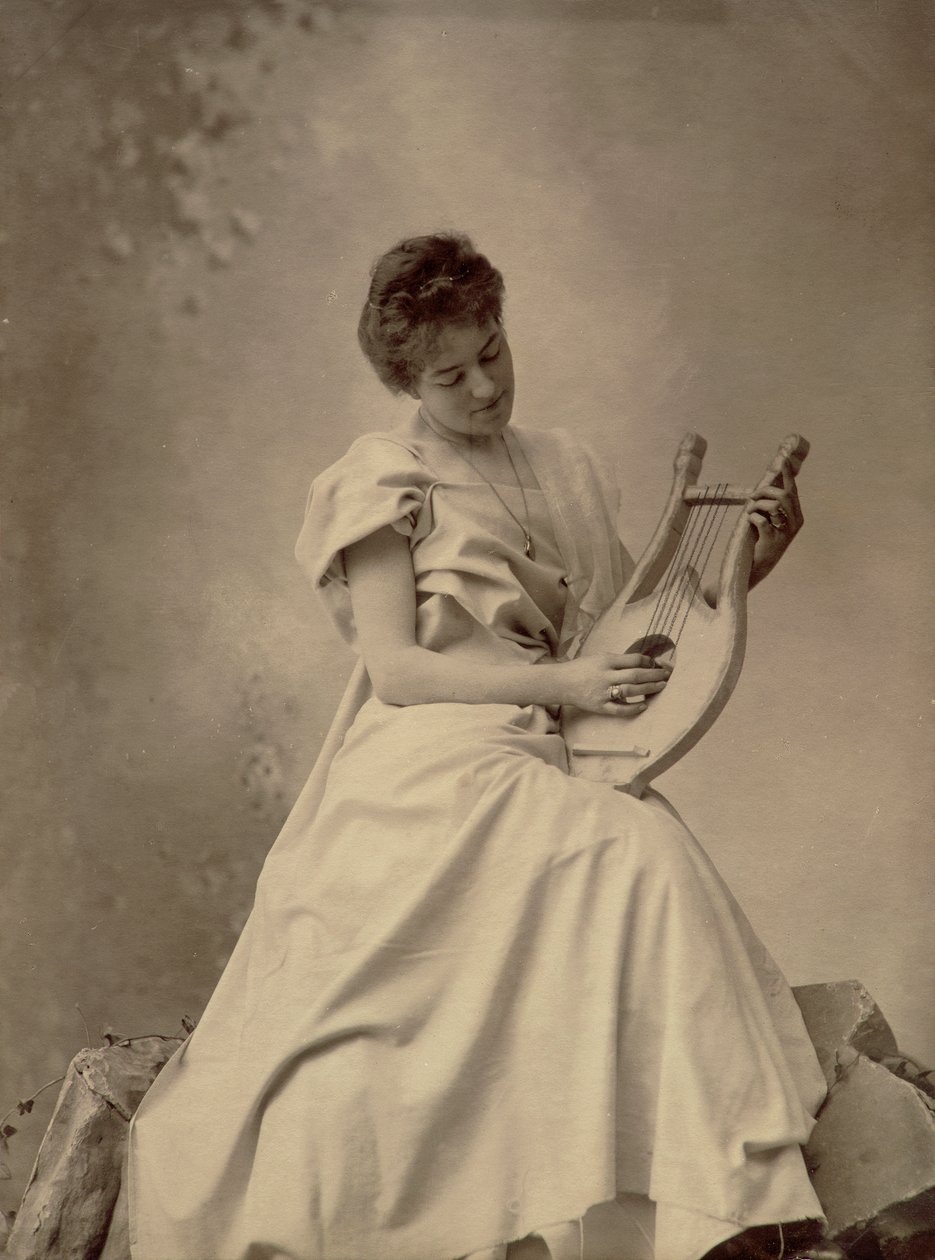 Theateractrice - Dame van Via Serragli (wat een prachtig wezen!) door Unknown