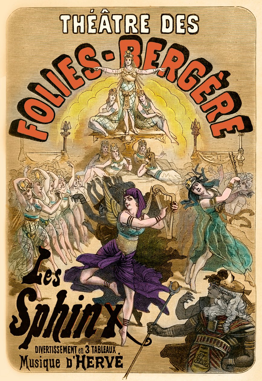 Théâtre des Folies-Bergère - poster door Unknown