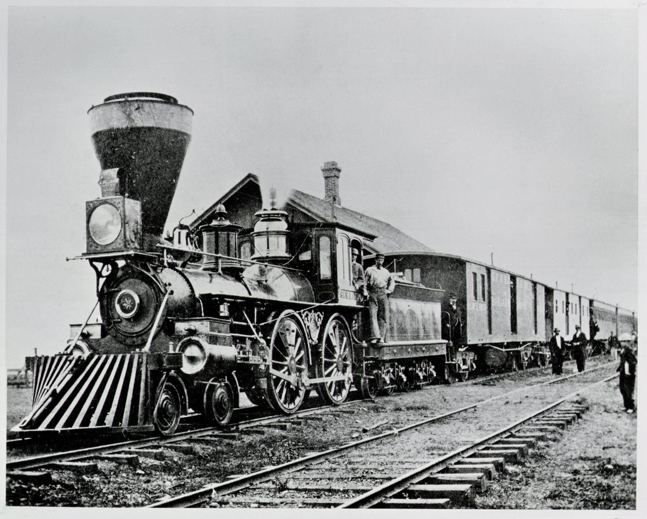 Trein over Houston en Texas Central door American Photographer