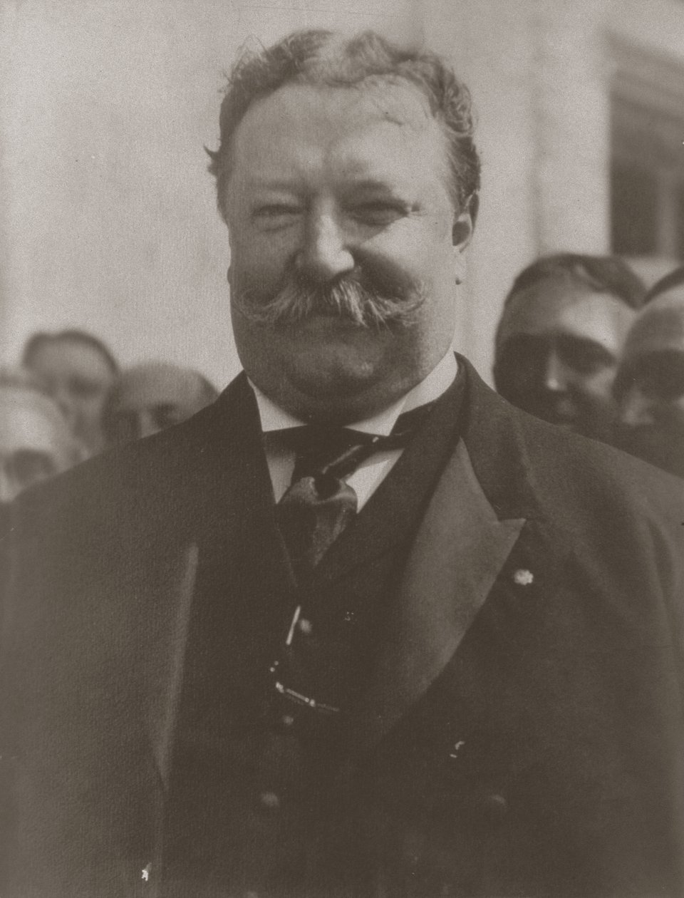 William H. Taft (1857-1930) op de Louisiana Purchase Exposition, 1904 door American Photographer