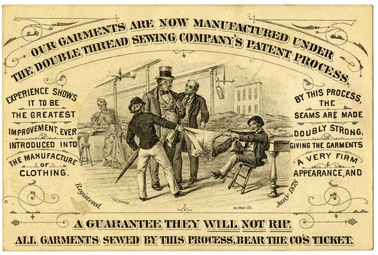 A. Levy Brothers Patents Process, handelskaart recto door American School