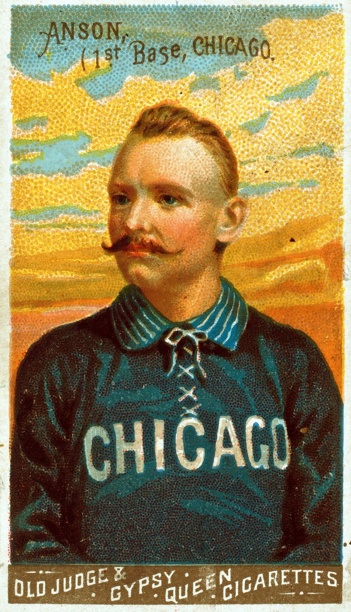 Portret van Cap Anson door American School