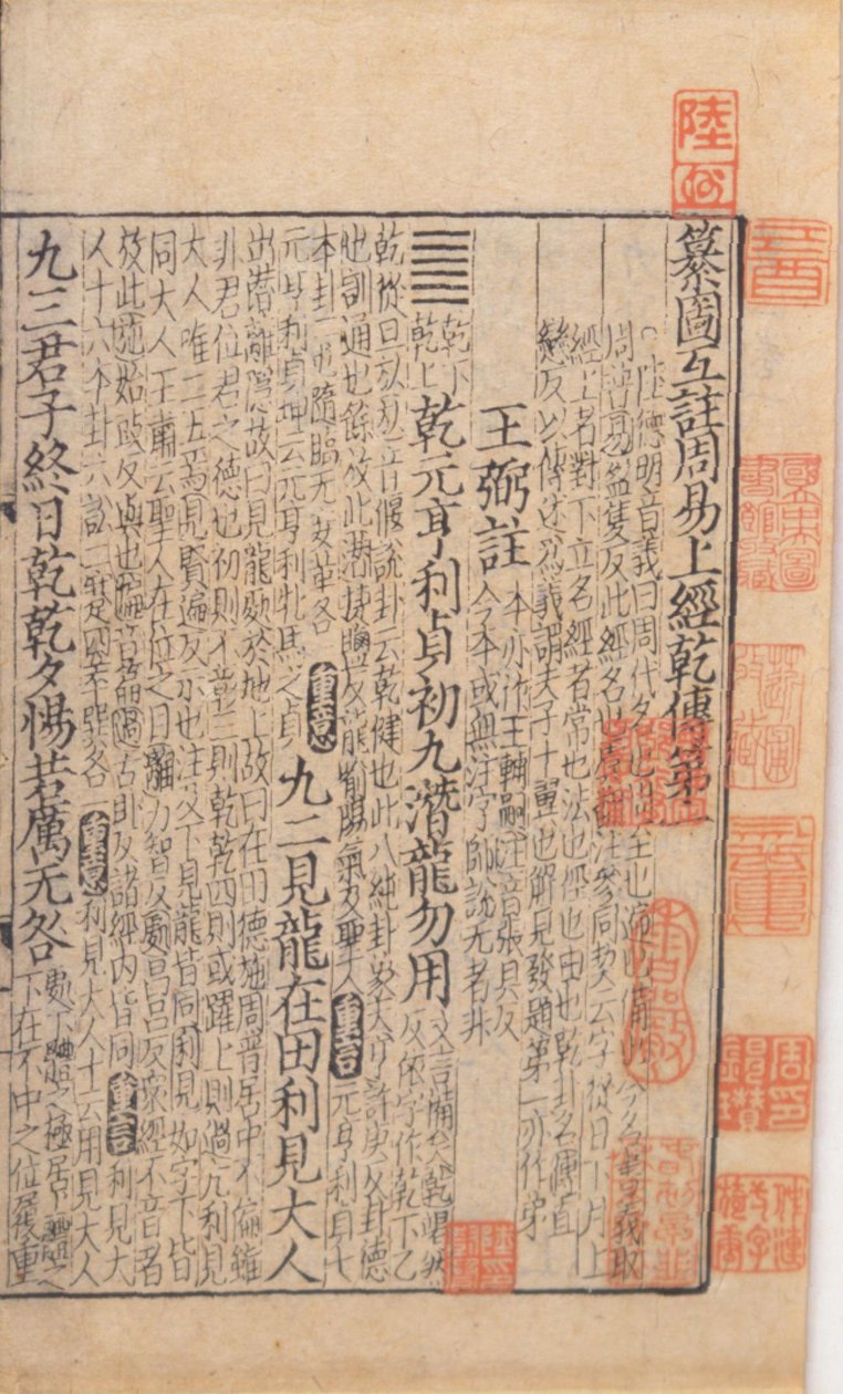 Titelpagina van de I Ching, c.1100 door Chinese School