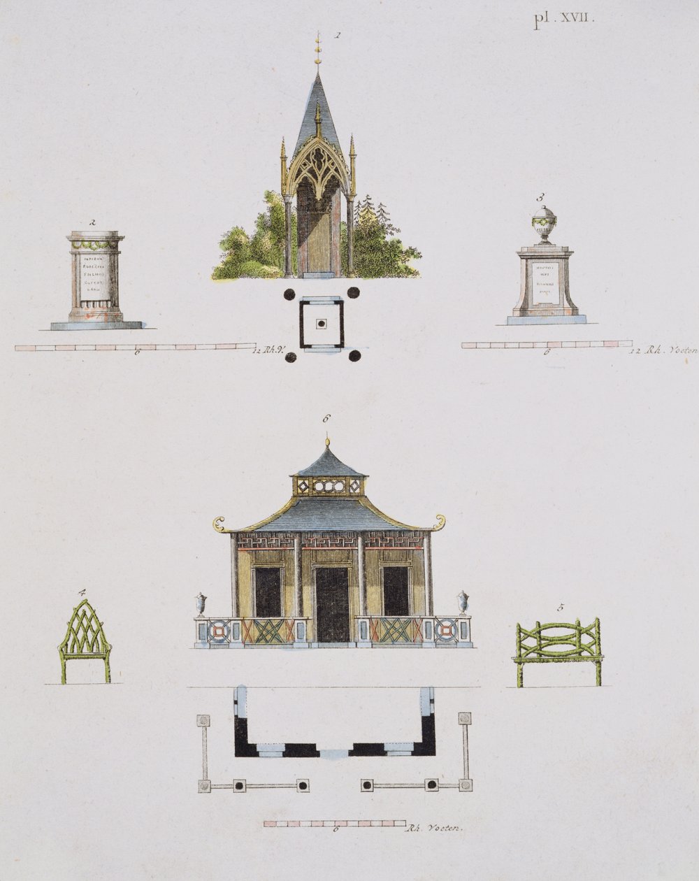 Tuinversieringen, uit Magazine of Garden Gems, door G. van Laar door Dutch School