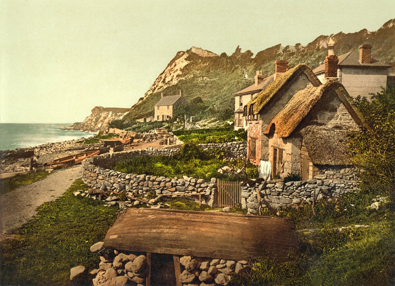Kliffen, Shanklin, IOW, uitgegeven ca. 1890 - 1900 door English Photographer