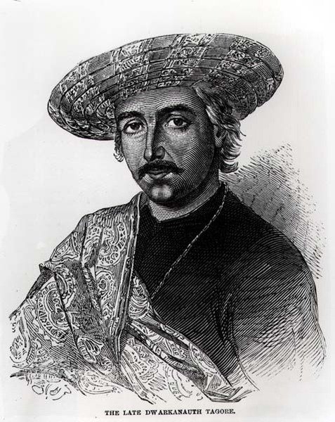 Dwarkanath Tagore (1794-1846) door English School