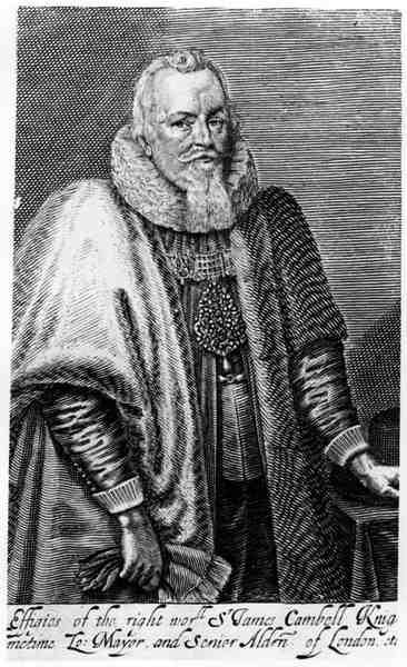 Portret van Sir James Cambell (1570-1642) door English School