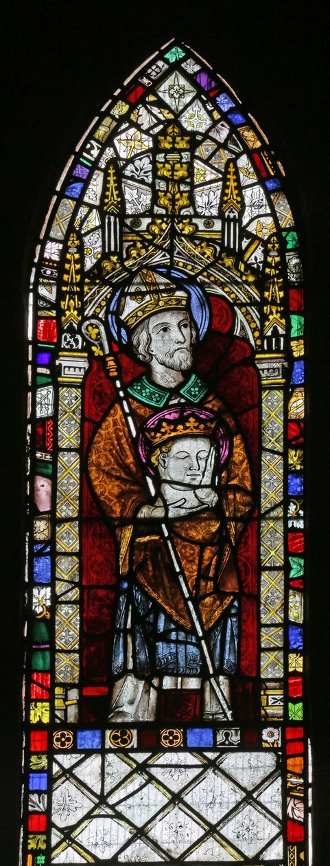 St. Cuthbert met het hoofd van St. Oswald door English School