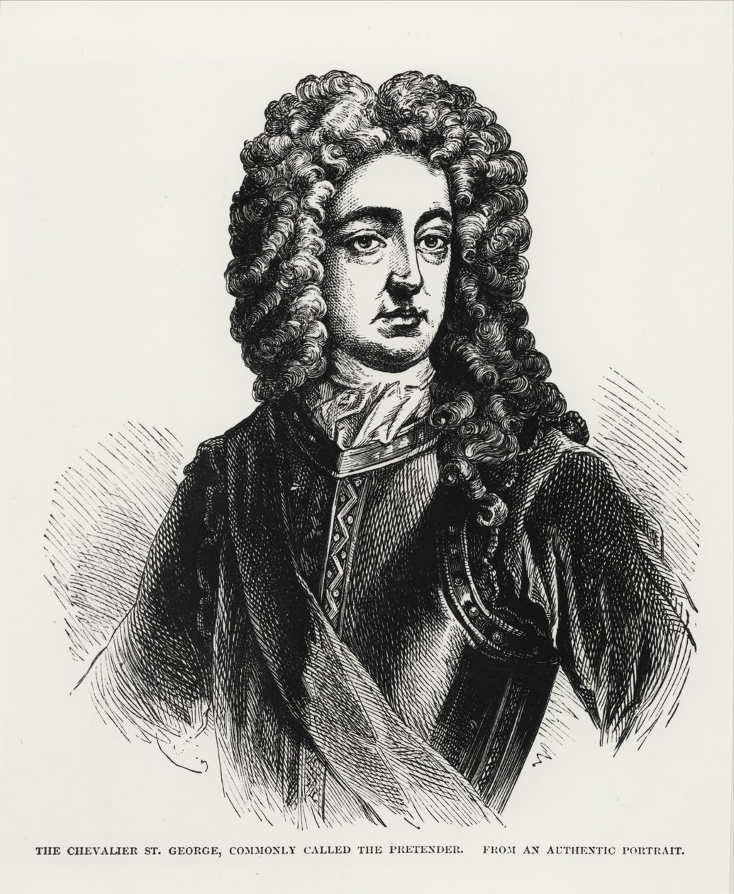De Chevalier St. George, algemeen bekend als De Pretendent (1688-1766) door English School