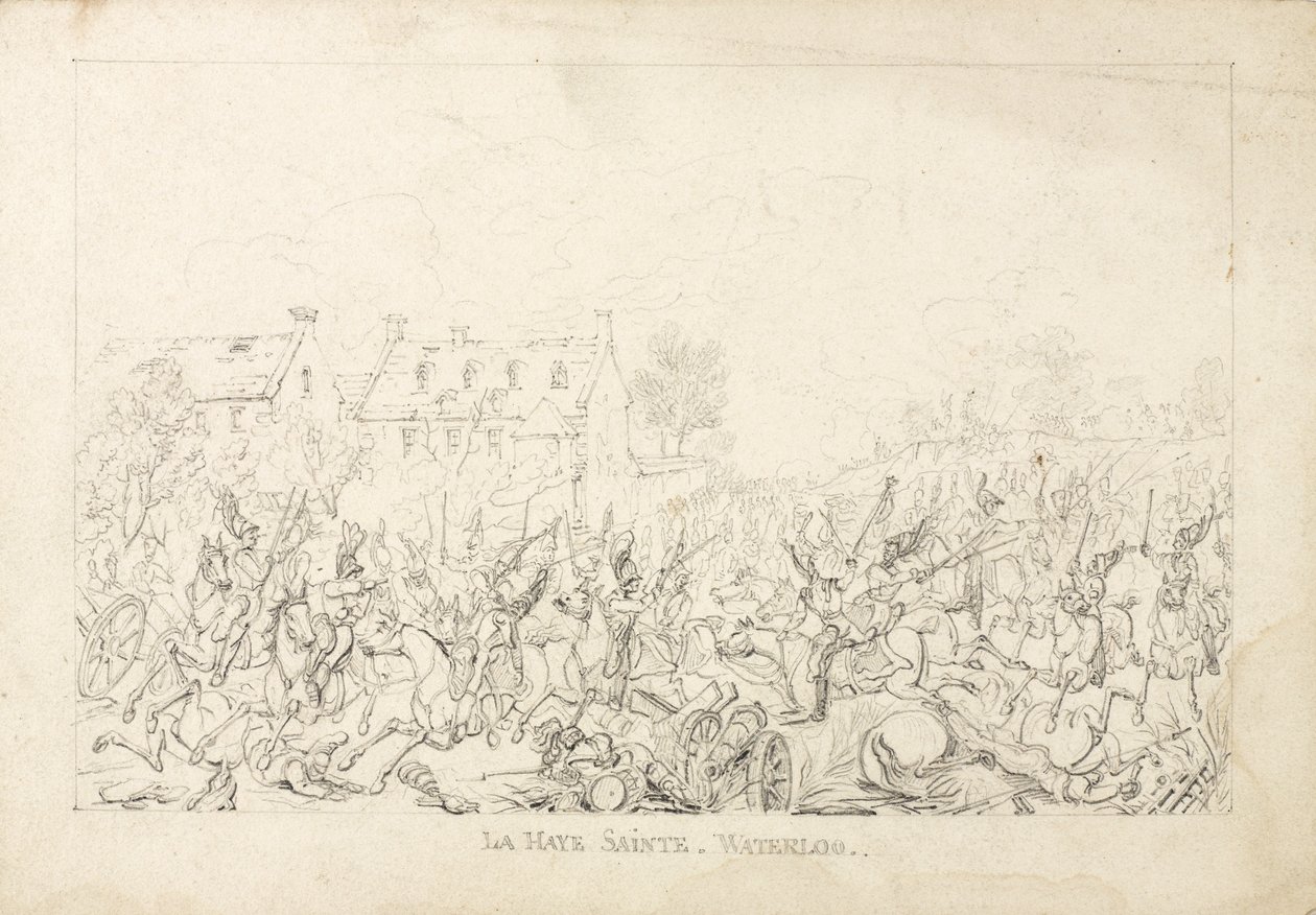 Waterloo, 1815 door English School