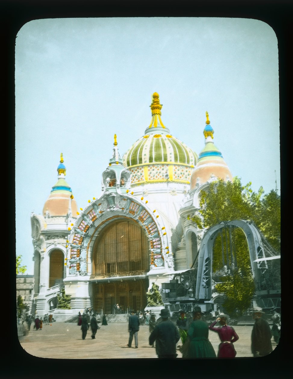 Parijs Expositie: Paleis van Metallurgie en Mijnen, 1900 door French Photographer