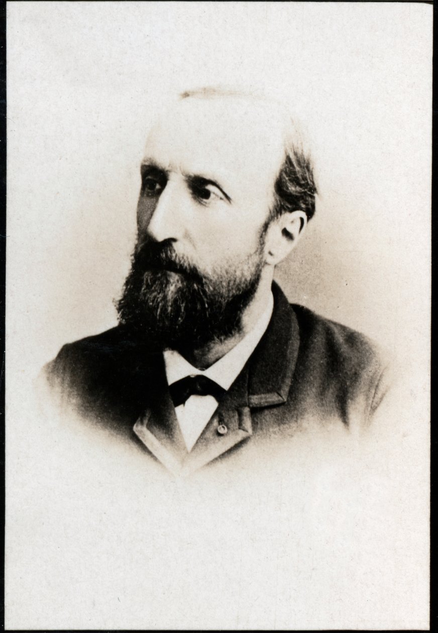 Portret van Aime Jules Dalou, Franse beeldhouwer door French Photographer