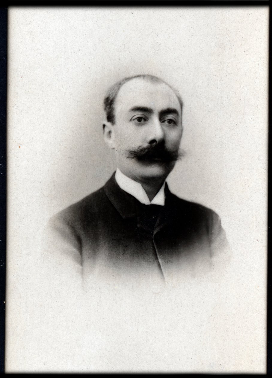 Portret van Andre Messager (1853-1919), Franse componist door French Photographer