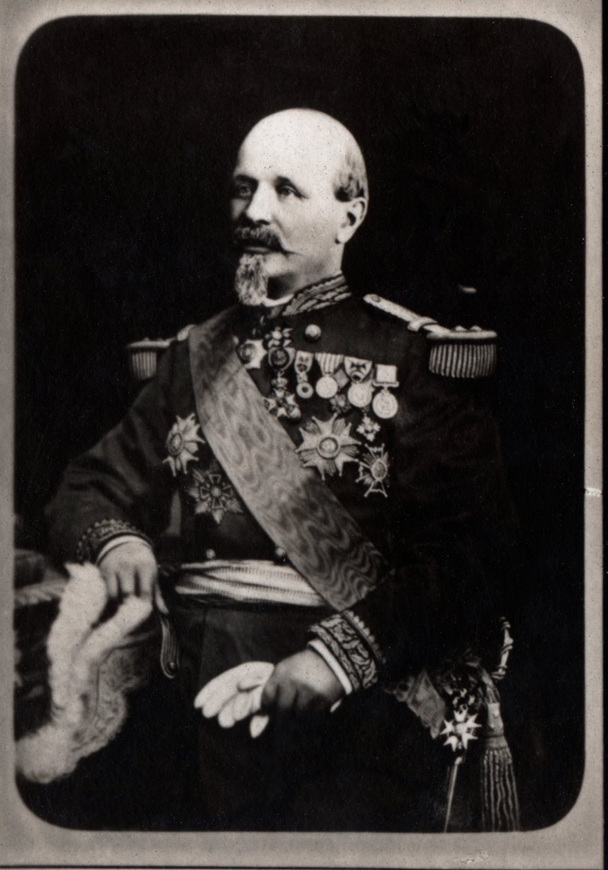 Portret van Antoine Eugene Alfred Chanzy (1823-1883), Franse generaal door French Photographer