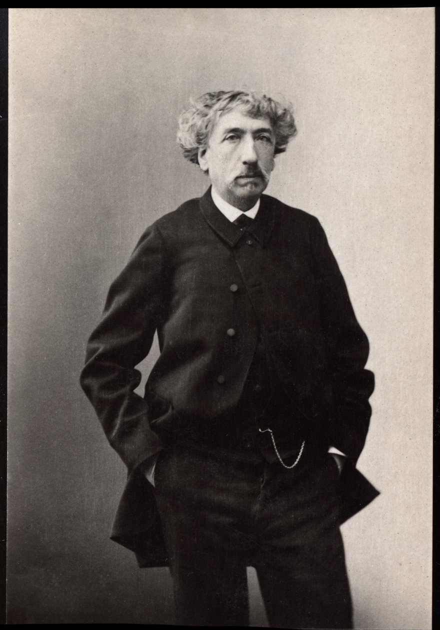 Portret van Charles Garnier, Franse architect door French Photographer