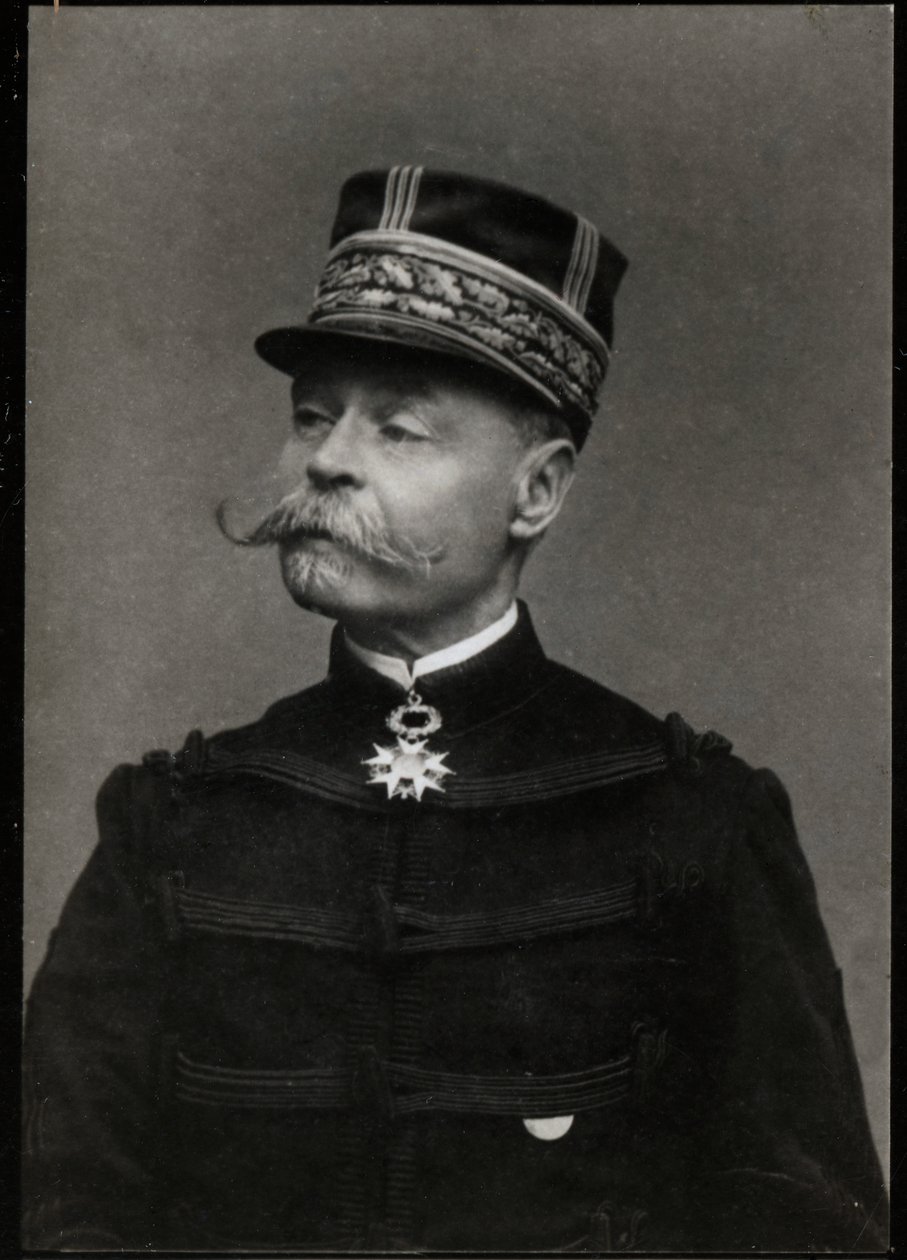 Portret van Emile Auguste Francois Zurlinden (1837-1929), Franse generaal en politicus door French Photographer