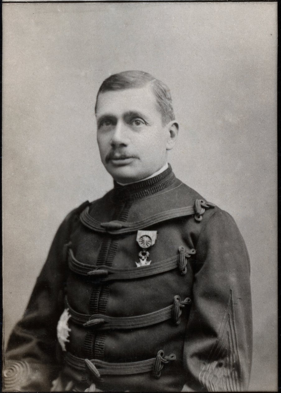 Portret van Gustave Borgnis Desbordes (1839-1900), Franse generaal door French Photographer