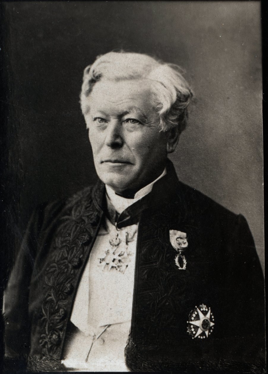 Portret van Herve Auguste Faye (1814-1902), Franse astronoom door French Photographer