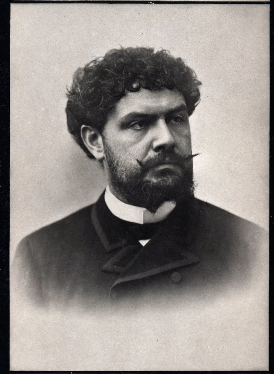 Portret van Jean Richepin (1849-1926), Franse dichter, romanschrijver en toneelschrijver door French Photographer