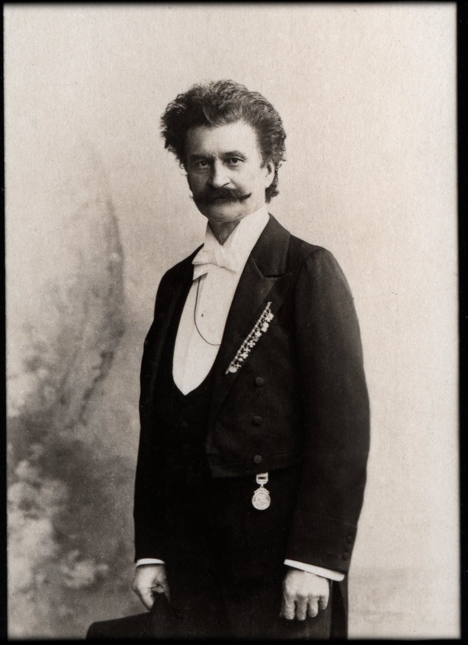 Portret van Johann Strauss II (1825-1899), Oostenrijkse componist door French Photographer