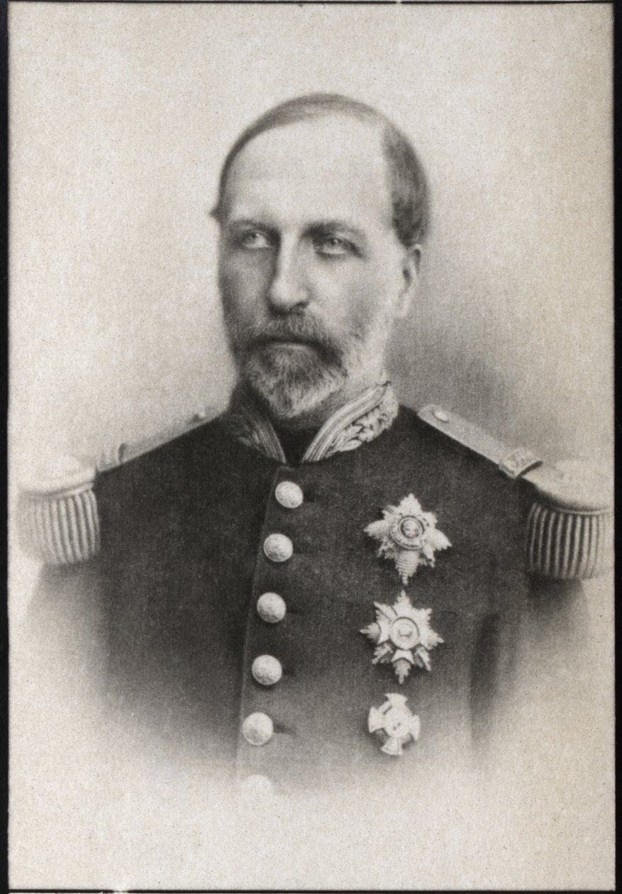Portret van Prins Philippe van België (1837-1905) door French Photographer