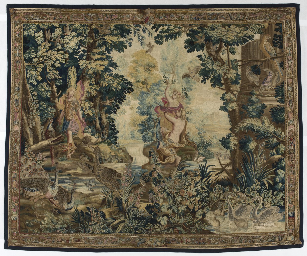 Apollo en Daphne, Beauvais Manufactory door French School